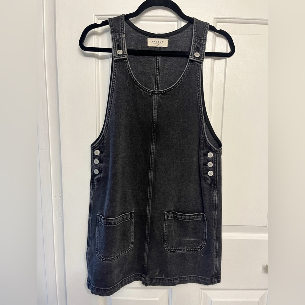 PacSun size small black denim dress